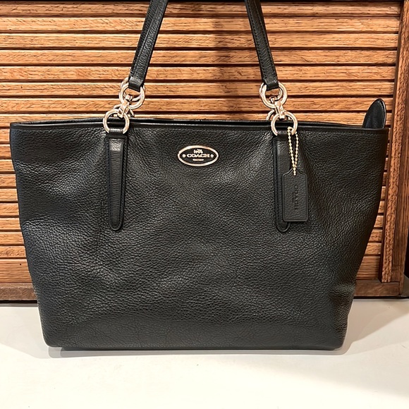 Coach Handbags - Coach Ellis tote bag, lg. size, in black pebble leather